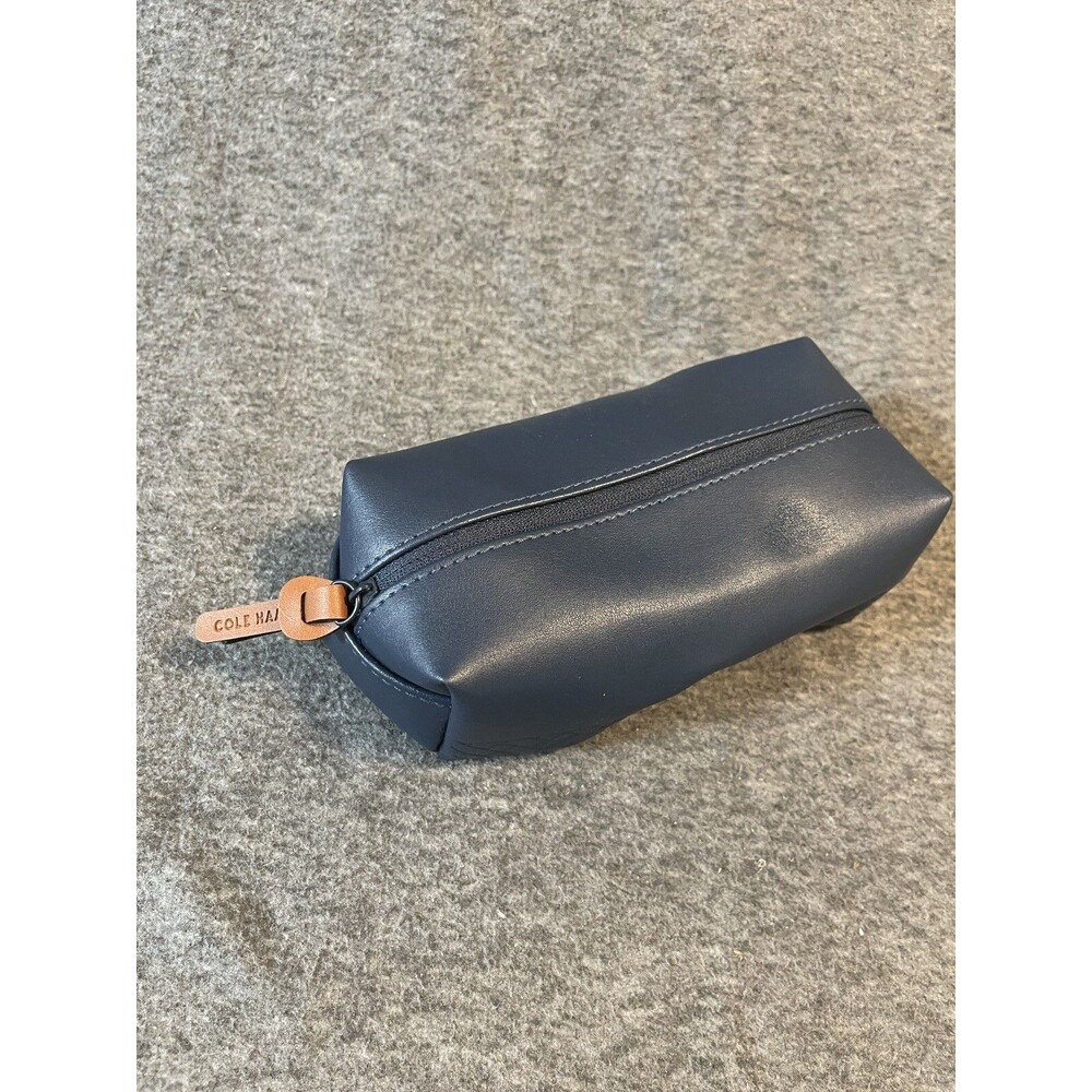 Cole Haan American Airlines Bag Blue Cosmetic Travel Pouch Essential Clutch Bag